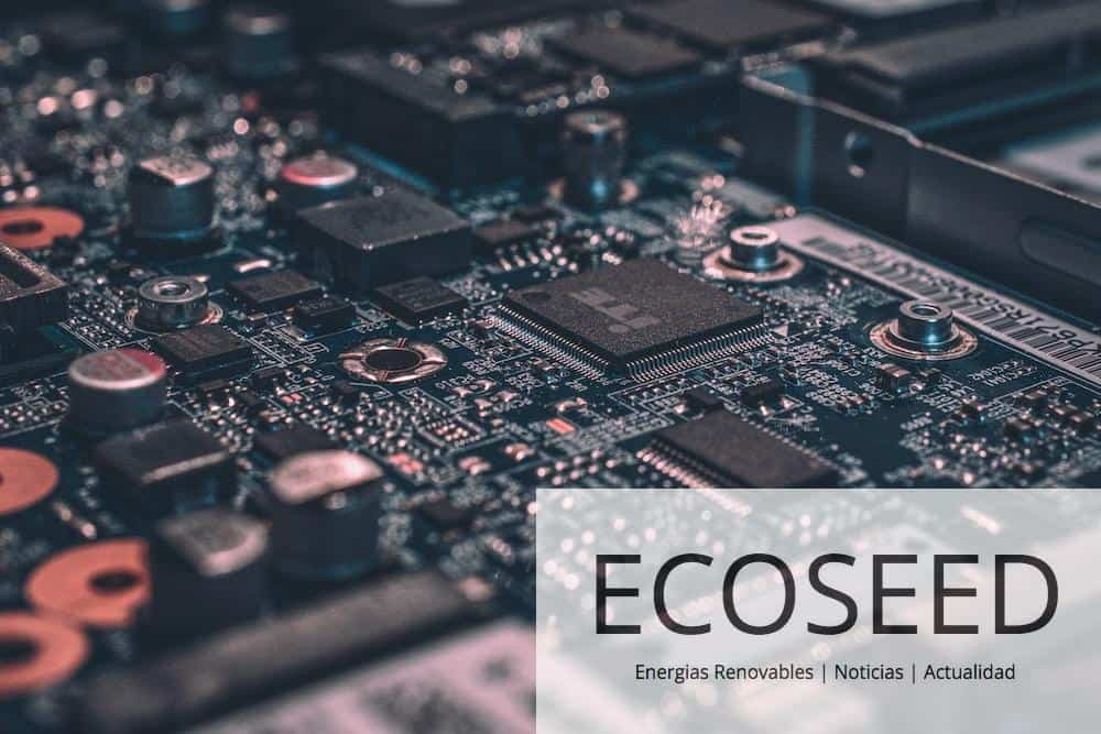 macro photography of black circuit board