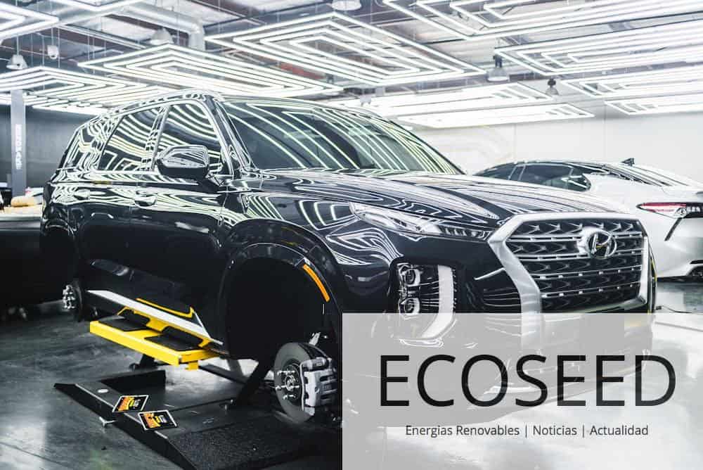 Black Hyundai Palisade Car in a Garage